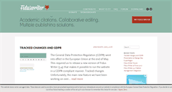 Desktop Screenshot of fiduswriter.org